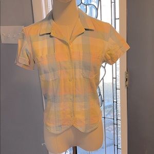 🎈4/$25 Pastel plaid top